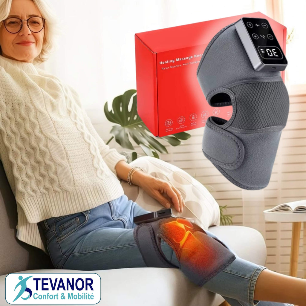 Genouillère Chauffante à vibrations Tevanor™